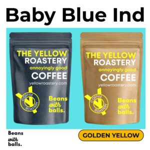 Baby Blue Ind coffee – golden yellow – The Yellow Roastery